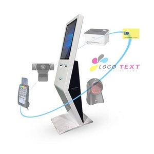 Large Lcd Touch Screen <b>Printer</b> Inquiry Machine Self Service POS Kiosk <b>Card</b> - Product Image 3