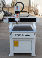 Mini routeur CNC 6090 à 3 axes pour le travail du bois, avec broche à refroidissement par eau, pour le bois et le métal, système de contrôle NC Studio/DSP/Mach3