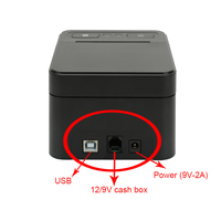 Imprimante Ticket de Caisse 58mm de Bureau ODM/OEM pour Supermarché Bureau Bluetooth Mini Imprimante Portable Pos58