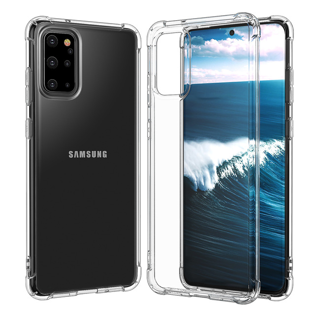 S20 Plus Case Hot Sell Transparent TPU High Protective Shockproof Anti-scratch Phone Case Custom Logo Option for for