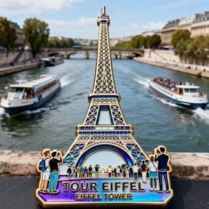 Aimant de réfrigérateur en métal personnalisable sur le thème de la culture londonienne, haute praticité, utilisable dans les scènes domestiques, armoire de rangement en métal pour réfrigérateur - Product Image 6