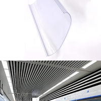 Rail Lumière Fluorescente Linéaire Métro Opale Pc Couverture Bus Acrylique Abat-Jour