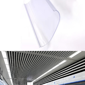Schiene Linear Leuchtstofflampe U-Bahn Opal PC-Abdeckung Bus Acryl Lampen schirm - Product Image 2