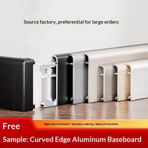 Plinthe d'angle incurvée ultra-mince de luxe léger avec traitement anti-oxydation 6cm 4cm - Product Image 5