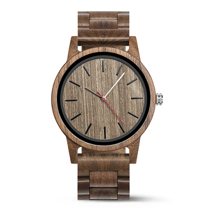 メンズメンズ,日本人ムーブメントBewel木製腕時計高級ナチュラルウッド - Product Image 1