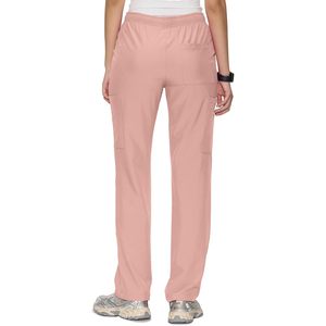 Pantalones Médicos para Mujer Floralhue, Color Rosa, Talla L, Cintura Media, Estilo Cargo, Suaves, Elásticos, Antiarrugas, 6 Bolsillos, Ropa Casual - Product Image 4