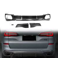 Diffuseur arrière en fibre de carbone, lèvre de pare-chocs arrière, kit carrosserie pour BMW X5 G05 LCI M-Sport 2023-2024, pièces de modification aérodynamique