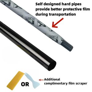 Película de Vinilo para Ventanas de Automóvil, Color Negro, 3M x 50CM, Película Protectora <span class=keywords><strong>Solar</strong></span> UV para Vidrios de Hogar, Adhesivo de Algodón Perlado en Caja - Product Image 3