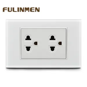 118 Type Wall Outlet American Standard Double Universal Socket for Philippines Malaysia Thailand Vietnam