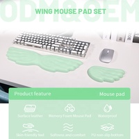 Support de poignet ergonomique en mousse à mémoire de forme pour clavier mécanique, clavier d'ordinateur, souris et ordinateur portable