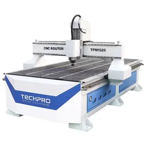 TechPro CNC 1325 1530 2040 Wood CNC Router for Aluminum Wood Cutting Carving Machine