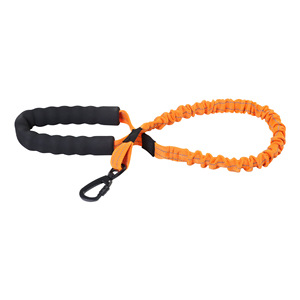 Pet <b>Leash</b> Outdoor Running Reflective Double Retractable <b>Dog</b> <b>Leash</b> Nylon Material Orange Color - Product Image 3