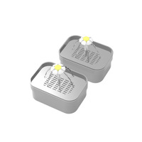 Bassin de bain pour perroquets avec circulation automatique, dispositif de bain pour oiseaux pour calops et conures, grand bassin de douche