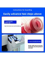 Compatible con Botellas de Tinta de Recarga Premium 003 para Impresoras de Inyección de Tinta Epson L1110/L3100/L3101/L3110/L3150/L5190 EcoTank