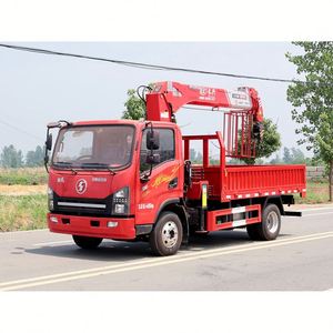 Camion-grue Shacman G1 avec grue à flèche droite Changxing de 6,3T, véhicule de travail aérien avec nacelle pour l'entretien municipal - Product Image 3