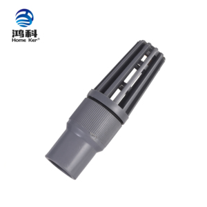 Vanne de fond en PVC <span class=keywords><strong>blanc</strong></span> gris HK HK-4001 pour pompe à eau, structure de commande manuelle avec vanne à anneau, taille du <span class=keywords><strong>port</strong></span> 1/2''-2'', garantie de 3 ans - Product Image 5