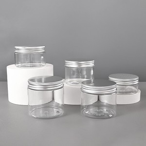 Lọ nhựa miệng rộng trong suốt 68mm có nắp 80 ml - 300 ml lọ kem vàng trắng rỗng cho hộp đựng mỹ phẩm - Product Image 2