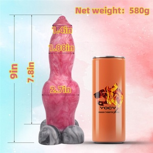 FAAK Dildo en forme de loup-garou, doux, solide et énorme, populaire à bas prix, jouets sexuels pour femmes - Product Image 5