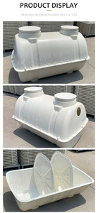 Bio réservoir <span class=keywords><strong>septique</strong></span> moulé par SMC de la fibre de verre FRP GRP pour le traitement des eaux usées - Product Image 3