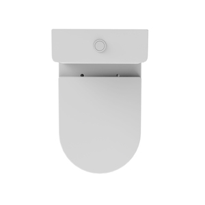 Inodoro JETMAN Europe Tornado de Dos Piezas con Tapa Blanda y Altura Confortable, Sin Borde, para Baños - Product Image 4