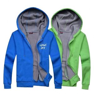 2021 Popular Windbreaker Hoodie <b>Jacket</b> Coat With Zipper Cotton Hoodie Designer Lime Green Hoodies Unisex - Product Image 3