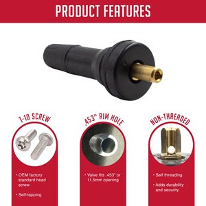 TPMS20008 Tubeless Valve Stem Copper American Mouth For Buick Regal LaCrosse Chevrolet Tire Repair Replacement - Product Image 3
