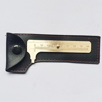 Échelle en laiton antique règle de mesure Mini 60mm 80mm 100mm pied à coulisse outil de fabrication de bijoux pour collier Bracelet bague création