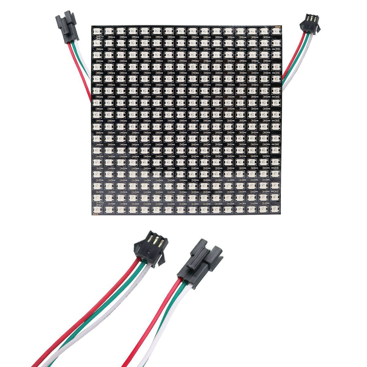 Адресуемые P10 DC5V вход SK9822 (аналогично APA102C) Жесткие светодиодные Матричные Дисплейные панели с волокнистой пластиной