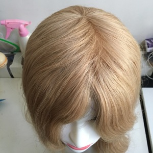 High Quality 100% Human Hair Swiss Lace Toupee for Women Lace <strong>Wigs</strong> - Product Image 4