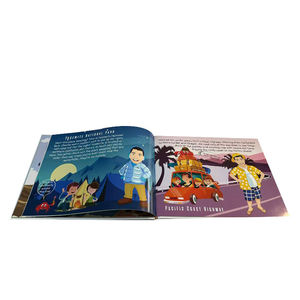 หนังสือเรื่องราวการผจญภัยสำหรับเด็กปกแข็งสีสันสดใส - หนังสือปกแข็งแบบสั่งทำพิเศษ - Product Image 4