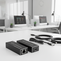 Adaptor USB-C ke Ethernet 2.5G dengan Chip Realtek RTL8156B, Plug and Play, Casing Aluminium untuk Laptop Windows, Mac, Linux (Ready Stock)