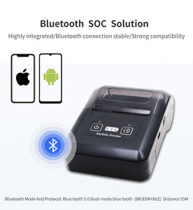 Printer Thermal Receipt <span class=keywords><strong>Ticket</strong></span> Nirkabel Bluetooth H20 58mm Tersedia - Product Image 5