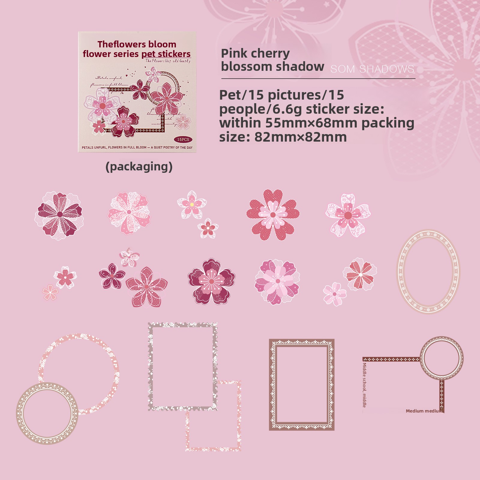 C Ombretti Ciliegio in Fiore Rosa Cipria (bianco)