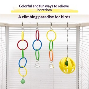 Кольцо-игрушка для попугаев: для лазания, тренировок, снятия скуки, жевания и игр. Круглая игрушка для корелл. Все в одном. - Product Image 2