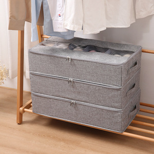 Caja de almacenamiento de zapatos transparente impermeable a prueba de humedad acabado de ahorro de espacio caja transparente debajo de la cama caja de almacenamiento multifuncional - Product Image 3