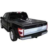 Couverture de benne rigide pliante en FRP de 8 pieds (96 po) pour Ford F-150 2015-2025 – Couvercle de chargement pour camionnette F150 à benne longue – Vente en gros