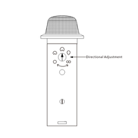 Système de Conférence Audio Professionnel Intégré MIC-IoT - Microphone Condensateur Numérique avec Câble Réseau pour Bureaux Intelligents
