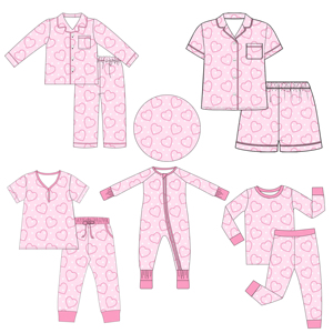 WeiWei-Ensemble de pantalons enveloppants en fibre de bambou pour petites filles, multicolore, couleurs <span class=keywords><strong>pastel</strong></span>, pyjama mystérieux en bambou, vente en gros - Product Image 1