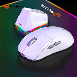 Meetion Chuột chơi game không dây gw39 8K Chuột paw3395 cảm biến quang học cho game thủ Chuột <span class=keywords><strong>Macro</strong></span> Ba chế độ nhẹ 26000dpi 58G cho máy tính xách tay - Product Image 3