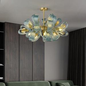 minimalist hotel pendant lamps art ribbon deco hand blown glass pendant <b>lights</b> for dining room - Product Image 5
