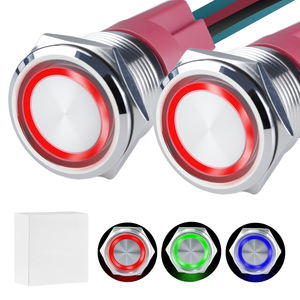 <b>Push</b> <b>Button</b> <b>Switch</b> Momentary Design Stainless Steel 20A IP67 22mm <b>Button</b> for Application Panel - Product Image 1