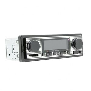 Henmall Radio de Coche 1Din 12V-24V Clásico con FM, USB, AUX, Bluetooth, Reproductor <span class=keywords><strong>MP3</strong></span>, Estéreo, Grabadora y Transmisor FM Promocional - Product Image 1