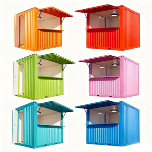 Casa Contenedor Modular LDYZ, Prefabricada en Acero, Diseño Compacto, para Tienda, Cafetería, Pequeños Negocios, Uso Exterior - Product Image 2