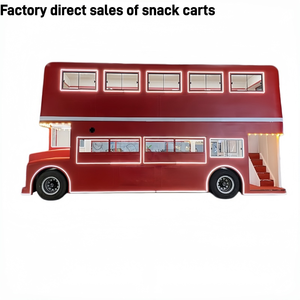Puesto de Mercado Nocturno, Camión de Aperitivos de Cuatro Ruedas, Camión de Comida Gourmet, Coche Móvil de Desayunos, Coche de Pinchos Fritos - Product Image 3