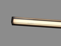 Éclairage LED double couche pour meuble de luxe, éclairage d'étagère, design à montage arrière effet flottant YB1037-41