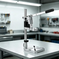 Support double usage pour perceuse électrique et meuleuse d'angle, support latéral de type banc de travail facile à utiliser