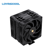 LOVINGCOOL CPU Cooler Fan 12cm ARGB Tower 6 Copper Pipe Mirror Light Radiator Factory Direct Stock OEM Intel AMD Gaming Desktop