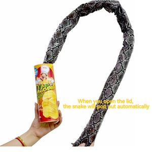 Cooplay Popup bir patates cipsi yılan şaka yapabilir, cadılar bayramı Fools günü partisi Magic Trick Gadget Gadget eğlenceli şaka Friend arkadaş oyuncak - Product Image 3