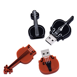 PVC âm nhạc Guitar Stick Flash Drive 3.0 Memory Stick biểu tượng tùy chỉnh quảng cáo công ty Quà tặng khuyến mãi USB Flash Drive - Product Image 4