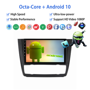 9 pouces voiture MP5 <span class=keywords><strong>Radio</strong></span> WIFI BT octa-core 2.5GHz autoradio GPS <span class=keywords><strong>antenne</strong></span> Android 10 pour <span class=keywords><strong>Bmw</strong></span> <span class=keywords><strong>1</strong></span> série 2008-2012 - Product Image 2